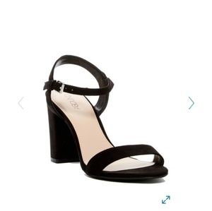 Size 12 - Black block heeled sandal- NWOT